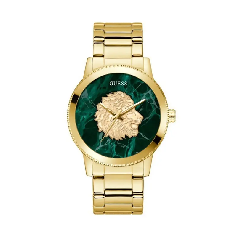 Horloge Heren Guess MONARCH Gouden