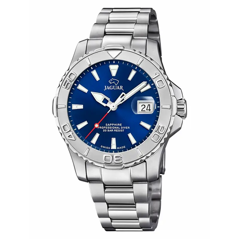 Horloge Heren Jaguar Zilverkleurig