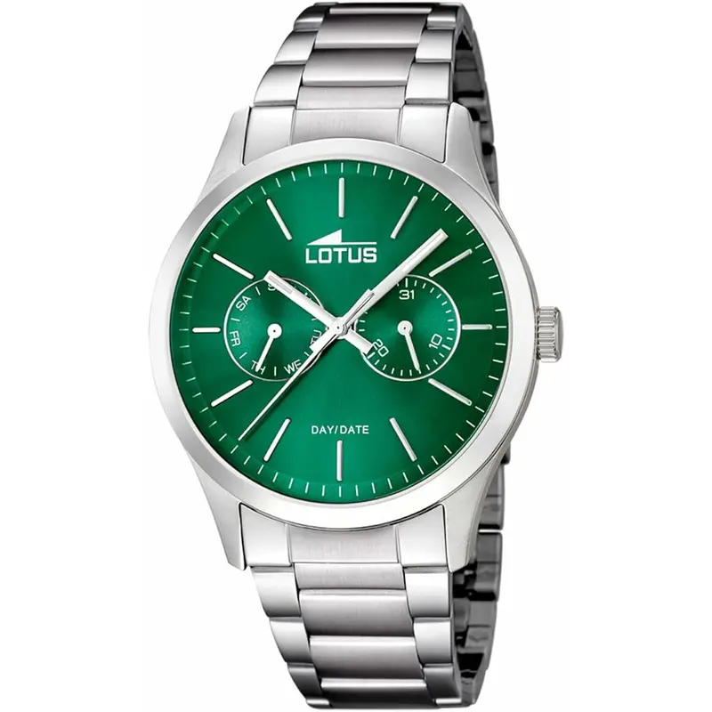 Horloge Heren Lotus 15954/E Groen Zilverkleurig