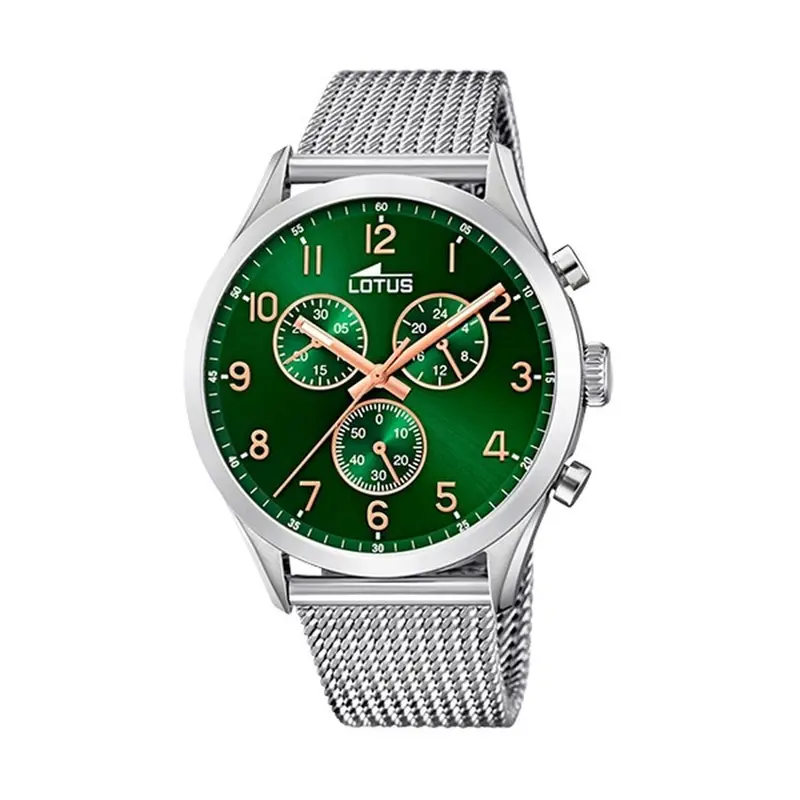 Horloge Heren Lotus 18637/2 Groen Zilverkleurig