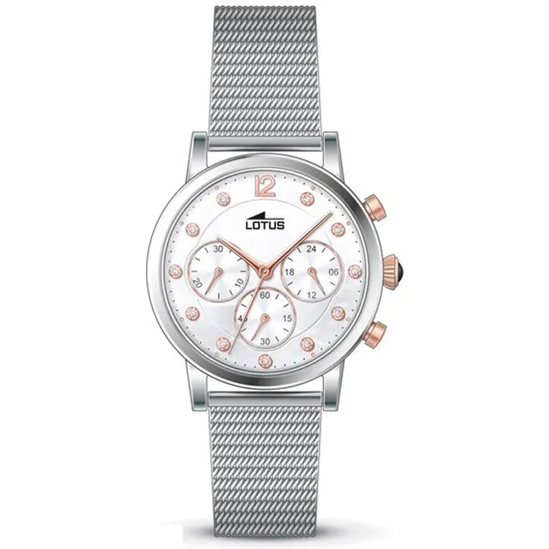 Horloge Heren Lotus 18676/1 Roze Zilverkleurig