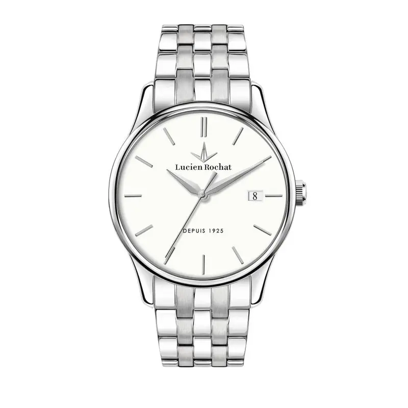 Horloge Heren Lucien Rochat R0453115001 Wit Zilverkleurig