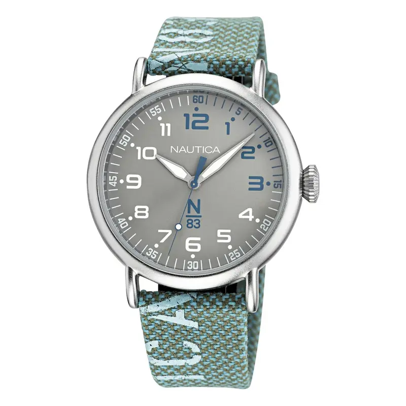 Horloge Heren Nautica Zilverkleurig (Ø 40 mm)