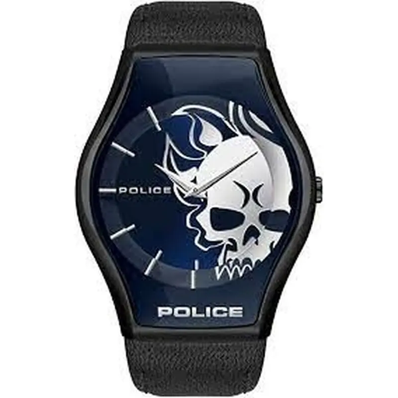 Horloge Heren Police SPHERE Zwart Blauw (Ø 45 mm)