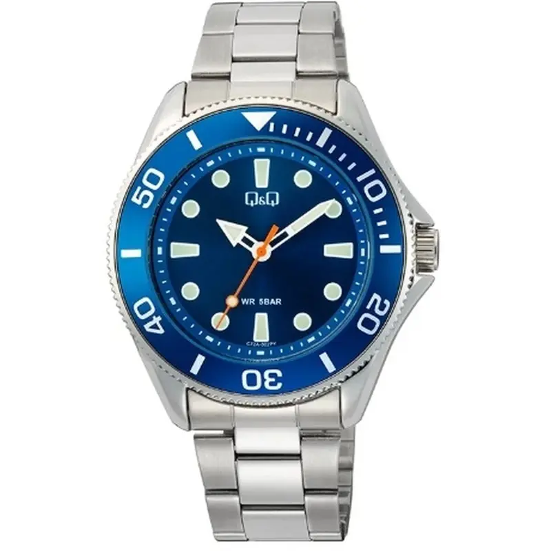 Horloge Heren Q&Q GENT DIVER BLUE (Ø 41 mm)