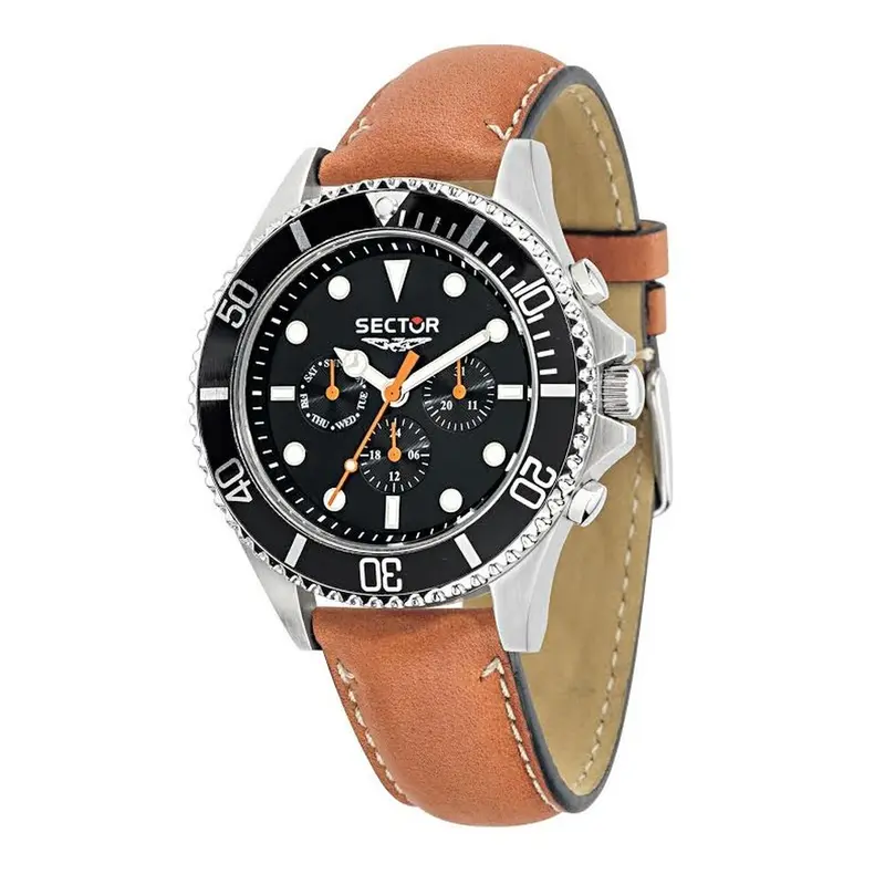 Horloge Heren Sector R3251161012 Zwart Zilverkleurig