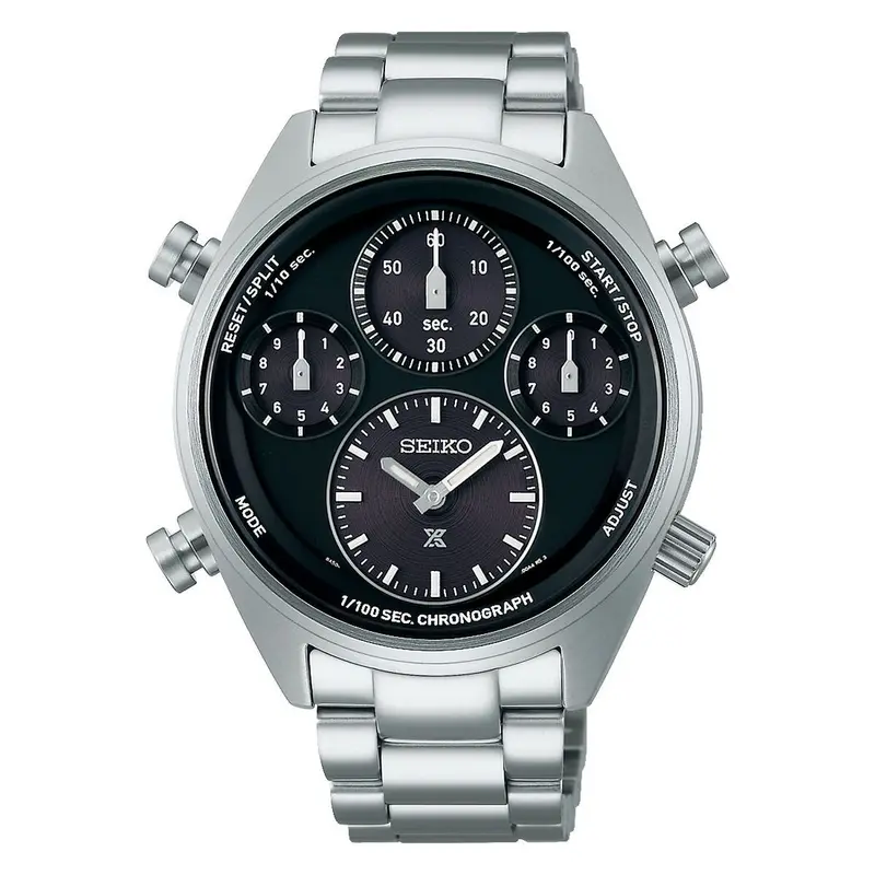 Horloge Heren Seiko SFJ003P1 Zilverkleurig (Ø 42 mm)