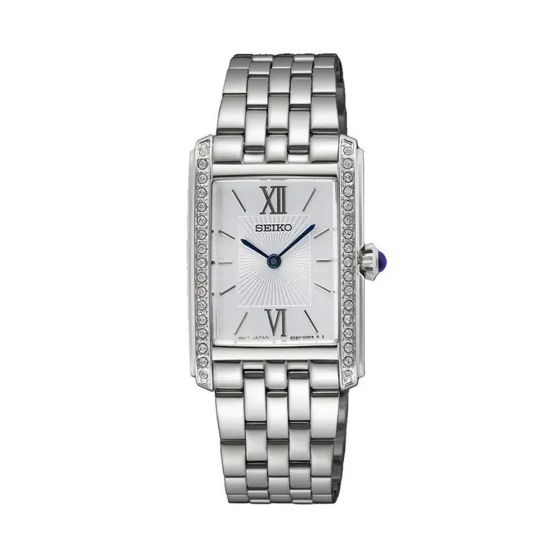 Horloge Heren Seiko SWR091P1 Zilverkleurig