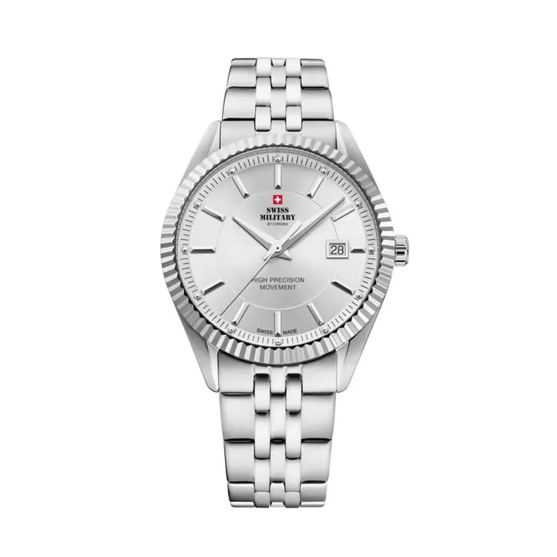 Horloge Heren Swiss Military Chrono SM34065.02 Zilverkleurig
