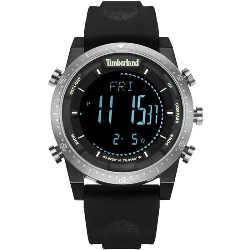 Horloge Heren Timberland TDWGP2104704 Zwart (Ø 45 mm)