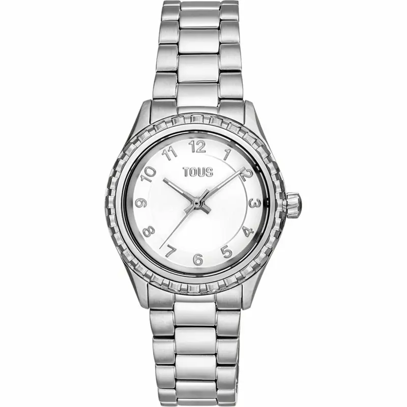 Horloge Heren Tous 3000134200 Wit Zilverkleurig