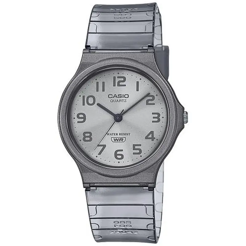 Horloge Uniseks Casio POP TRANSLUCID Grijs Zilverkleurig (Ø 35 mm)