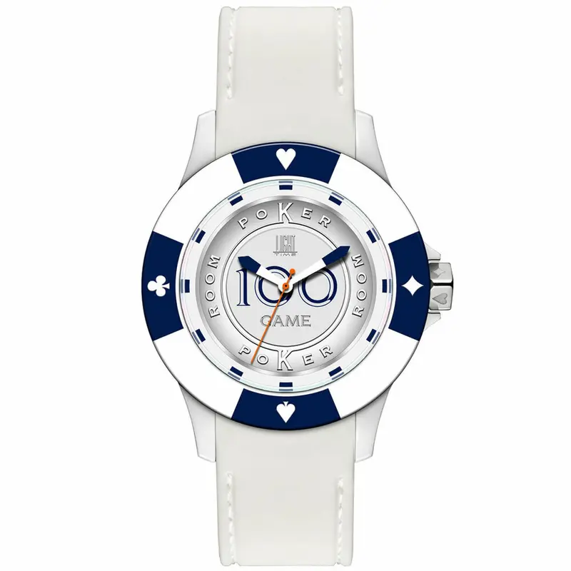 Horloge Uniseks Light Time POKER (Ø 41 mm)