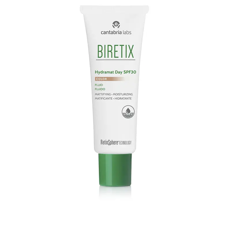 Hydraterende Crème met Kleur BIRETIX BIRETIX HYDRAMAT DAY Spf 30 50 ml