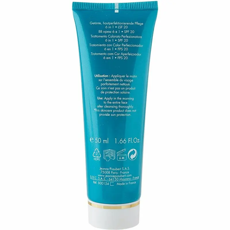 Hydraterende Crème met Kleur Jeanne Piaubert Hydro Active H Bb Medium Dark Spf 20 50 ml