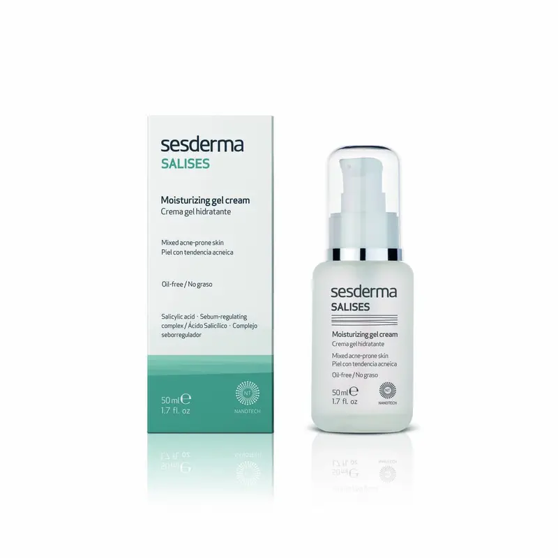 Hydraterende gelcrème Sesderma Salises 50 ml Combinatiehuid