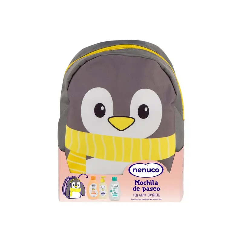 Hygiëneset Nenuco MOCHILA PINGÜINO 4 Onderdelen