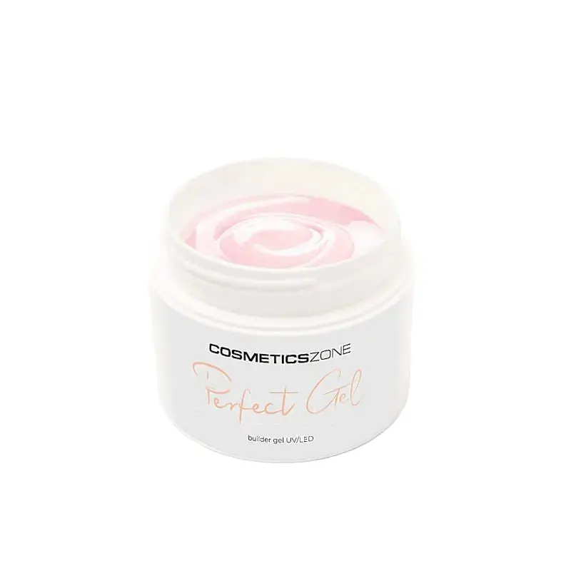 Hypoallergenic UV/LED Builder Gel White Pink