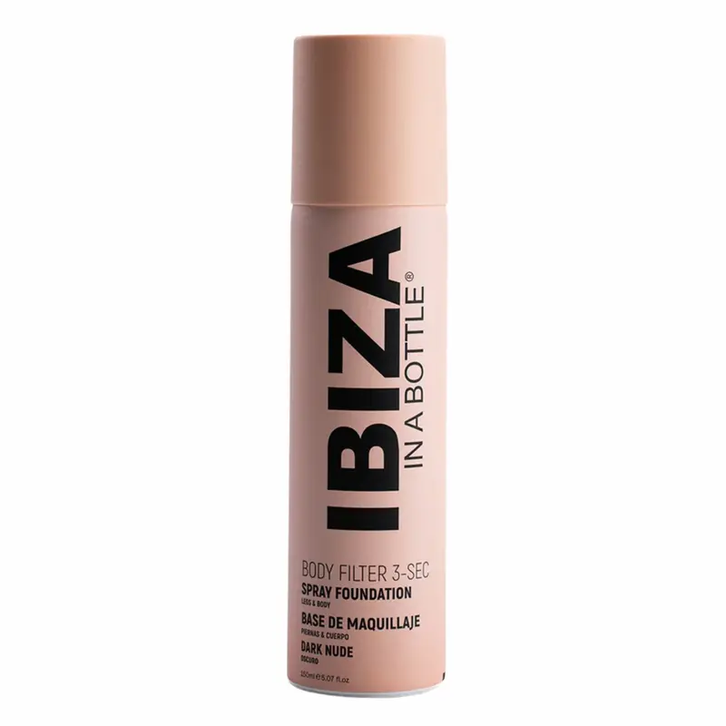 Ibiza 3 Sec Body Filter Dark Nude Anti Aging Instant Spray On Leg & Body Foundation Advanced Skincare