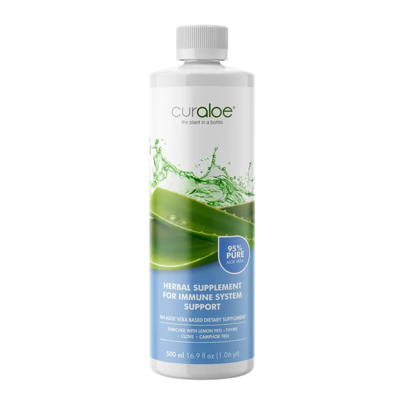 Immune System Support Supplement - 95% Aloe Vera + Immune System Boosting Herbs