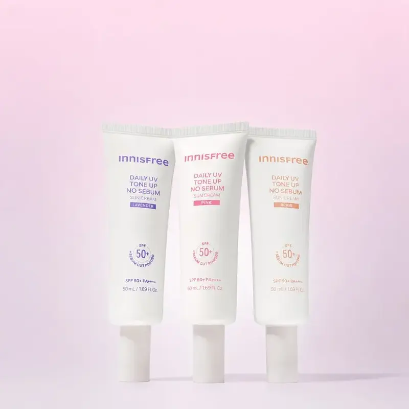 innisfree Daily UV Tone Up No Sebum Sun Cream SPF50+ PA++++ 50ml (3colors)