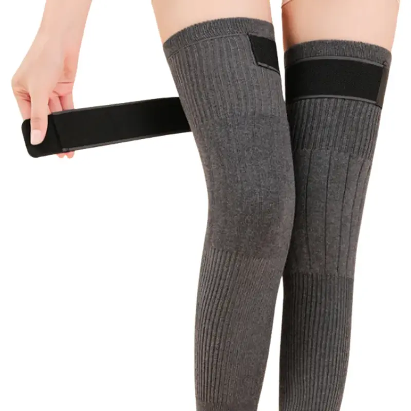 KaschmirWärme™ Verstellbare Kniewärmer | Kaschmir & Fleece | Tiefenwärme für Knie | Unisex | Verschiedene Größen & Farben