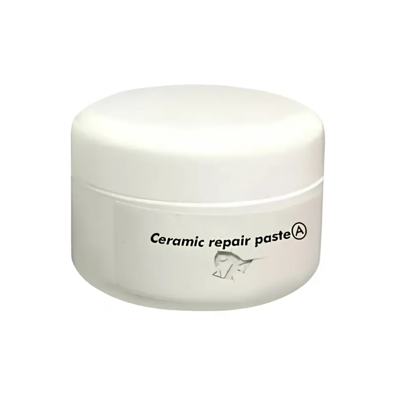 Keramik Reparaturpaste 2 x 15 g | Reparaturset für Fliesen, Waschbecken & Badewannen | Füllt Abplatzungen & Haarrisse | Weiß