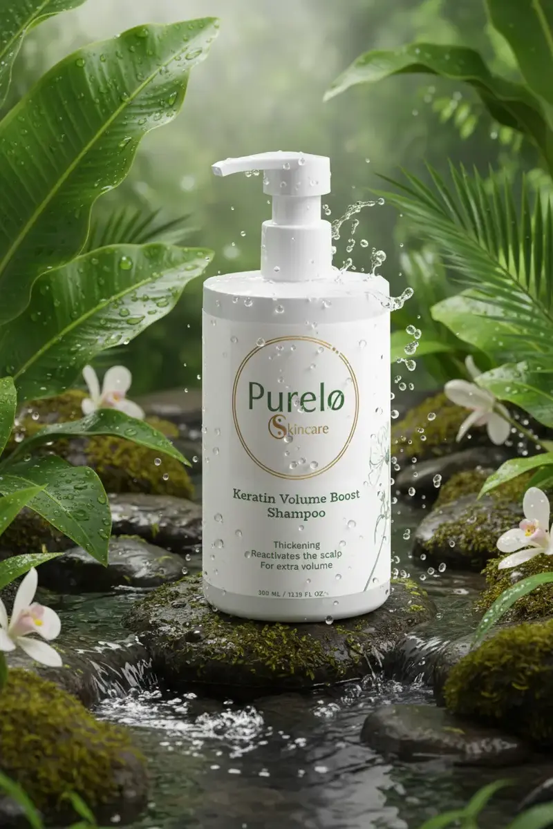 Keratine Volume Boost Shampoo | Purelo Skincare