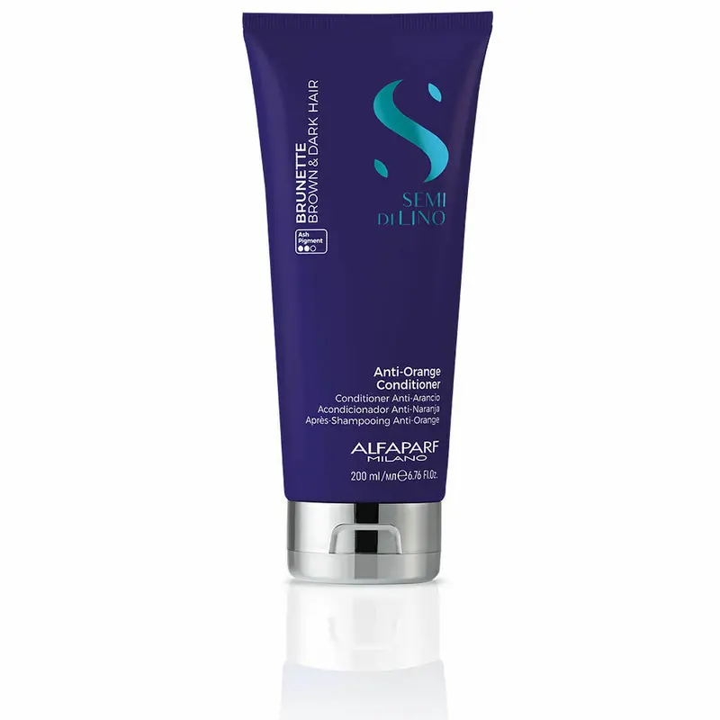 Kleurneutraliserende Conditioner Alfaparf Milano Semi Di Lino 200 ml Donker Haar