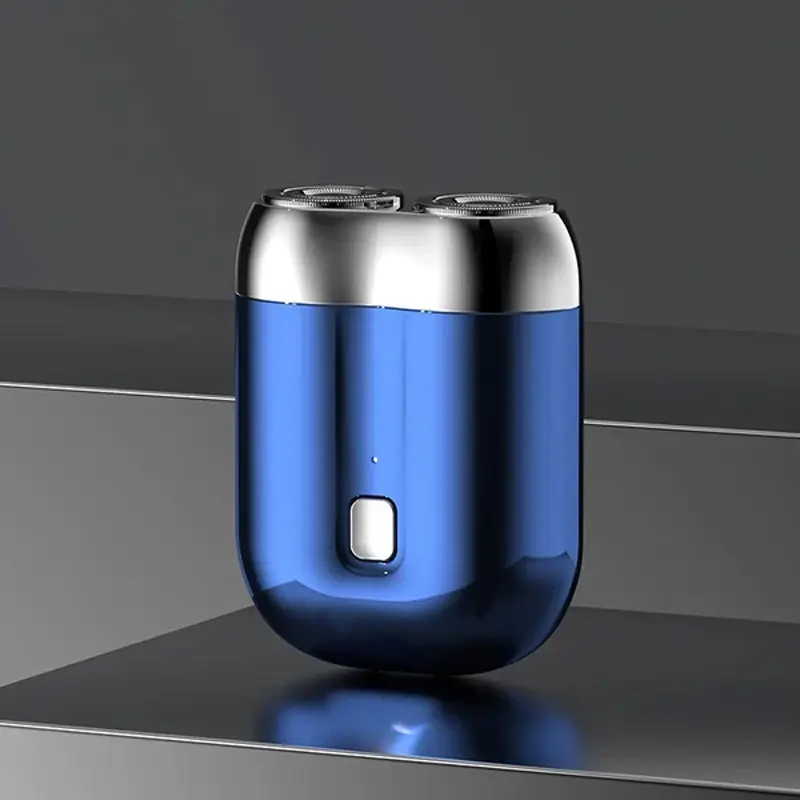 Kompakter Elektrorasierer wasserdicht IPX6 | USB-aufladbar & 60 Min Laufzeit | Aluminiumgehäuse | Für Nass- & Trockenrasur