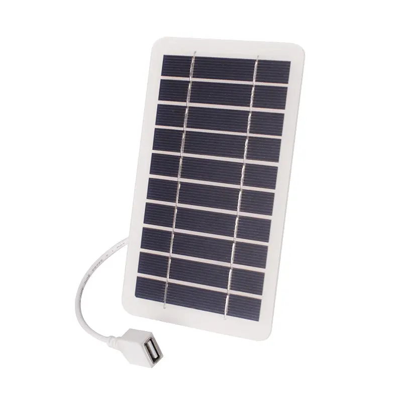 Kompaktes Solarpanel 2W 5V | Für Camping & Notfall | Unterwegs Geräte nachladen | Leicht & tragbar