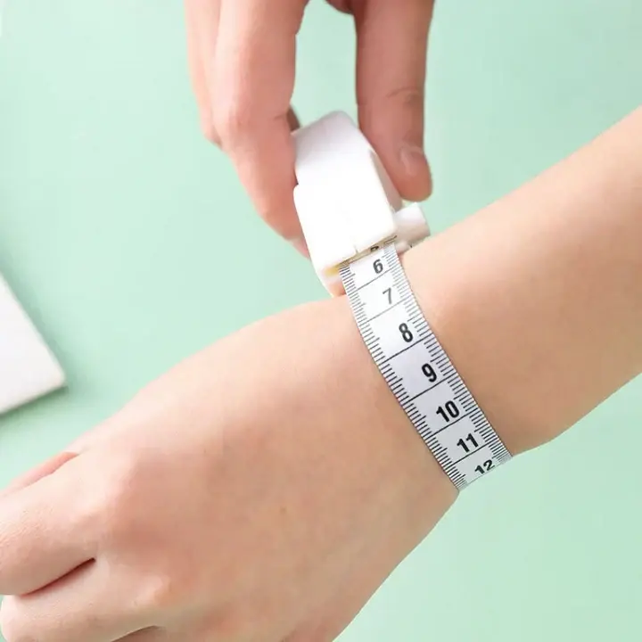 Körpermaßband automatisch einziehbar | Flexibles Maßband 150 cm mit Zentimeter & Zoll | Fitness- & Schneidermaßband