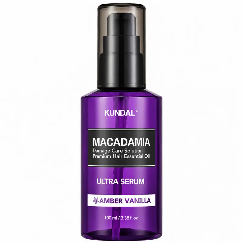 Kundal Macadamia Hair Serum Amber Vanilla 100ml