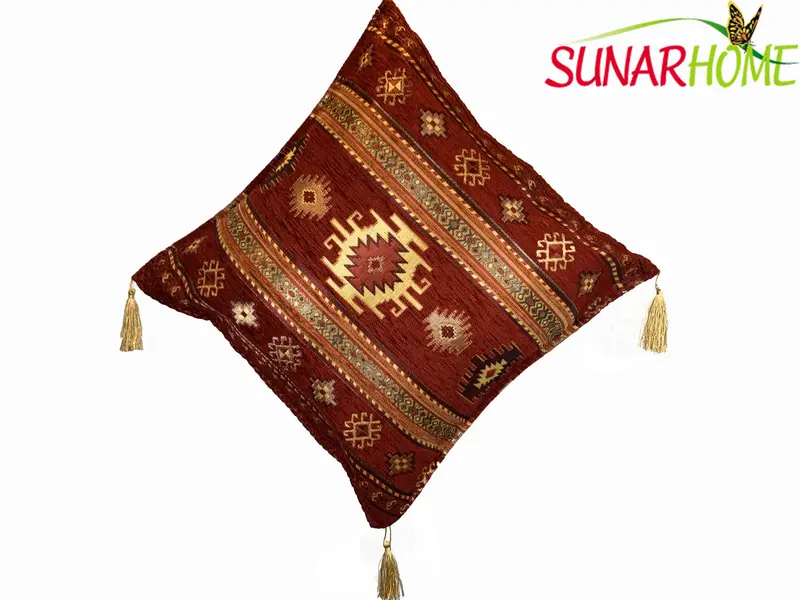 Kussen rood Authentiek Ottomaans