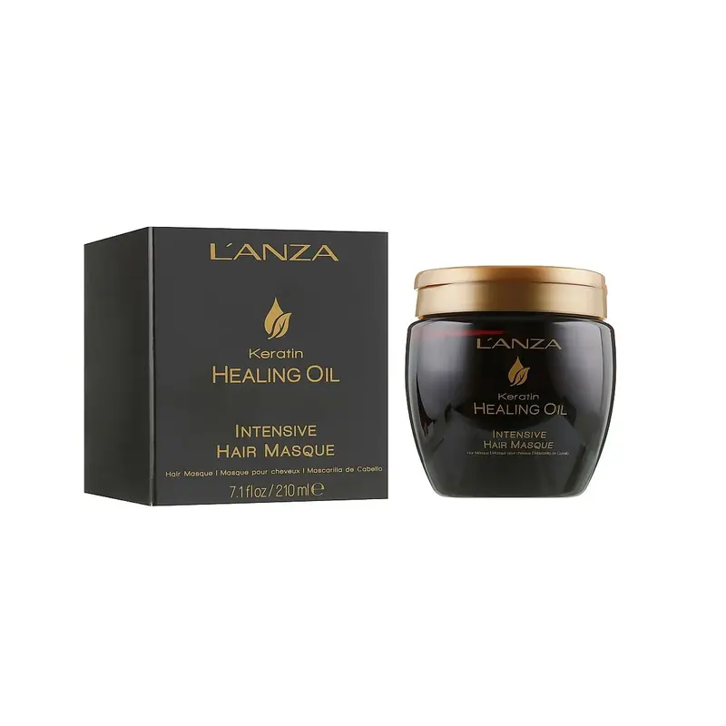 L'ANZA Keratin Healing Oil Haarmasker - Intensieve Keratine Behandeling 210 ml