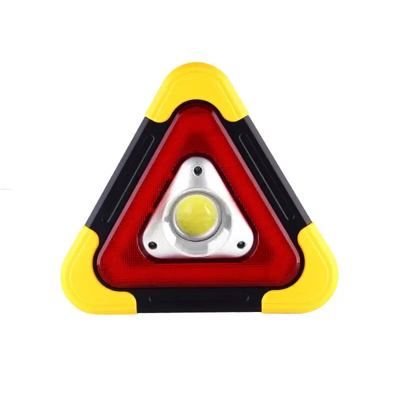 LED Notfall-Warndreieck | Wiederaufladbar | 1800 mAh Powerbank | 4 Lichtmodi