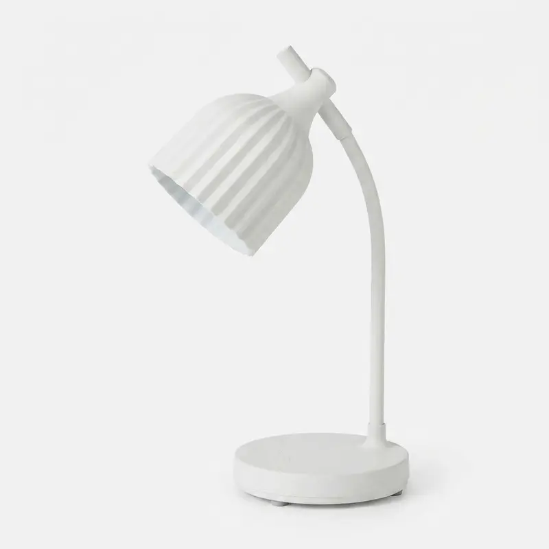 LED Schreibtischlampe | Dimmbare Tischleuchte mit verstellbarem Arm für Arbeitsplatz und Nachttisch