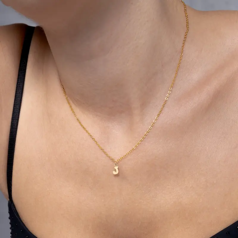 Letter Charm Necklace