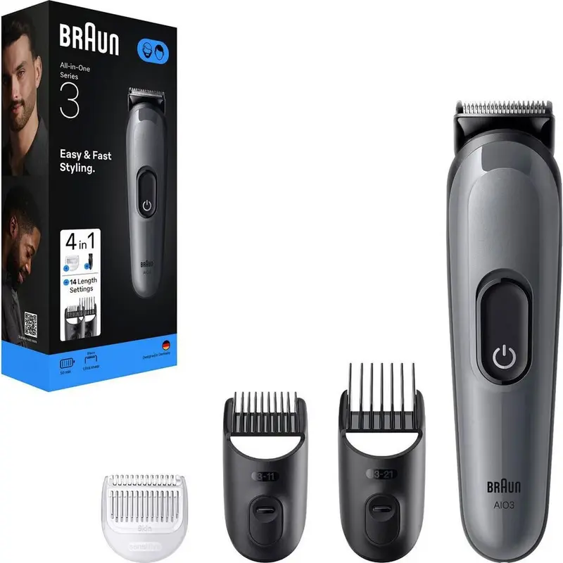 Lichaamsscheerapparaat Braun S3 GROCERY AIO3500