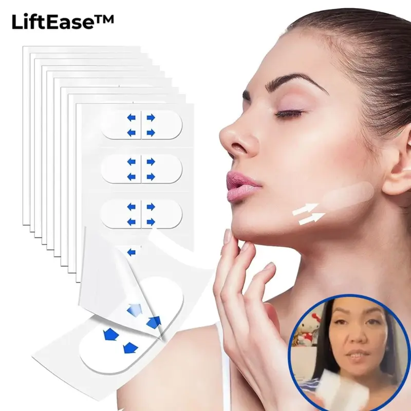LiftEase™ — Strafft und glättet Ihr Aussehen sofort ohne Operation | 1+1 GRATIS HEUTE (=120 Stück)