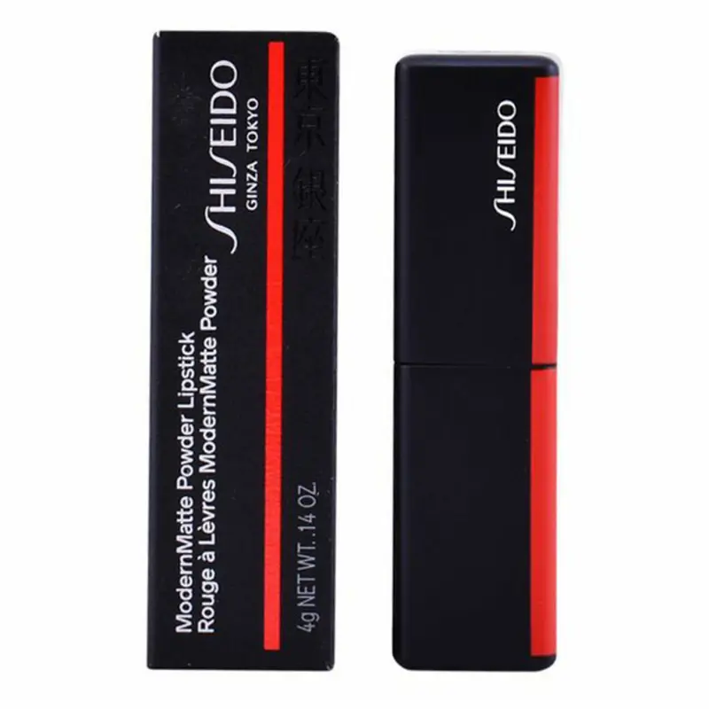 Lippenstift Shiseido Smu Modernmatte Powder Lipstick 509 Flame Rood Nº 509 4 g