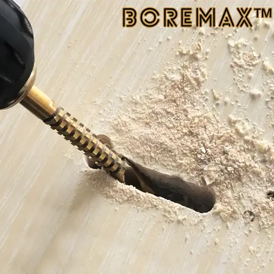 Lochsägebohrer Set 6-teilig | Spiralzahn Bohrer aus titanbeschichtetem Kobaltstahl | Für Metall, Holz & Kunststoff