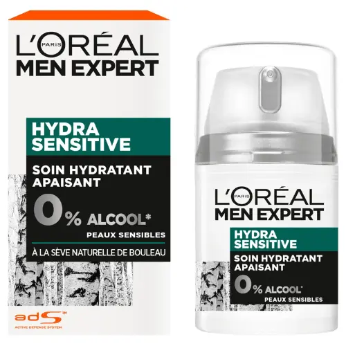 L’Oréal Men Expert Hydra Sensitive Gezichtscrème - 50 ml - Gevoelige Huid
