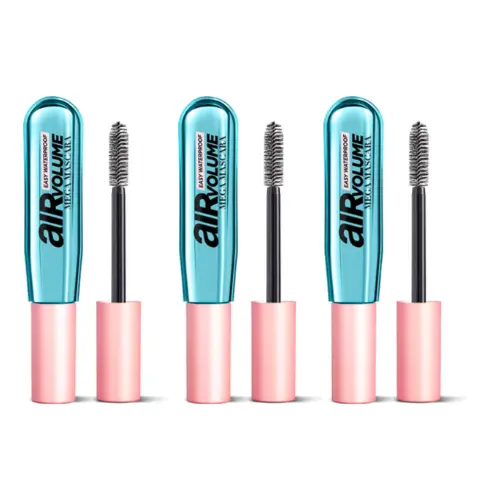 L’Oréal Paris Air Mega Volume Mascara - 01 Black Waterproof - Mega Volume Mascara - 9,4 ml - voordeelverpakking - 3 Stuks