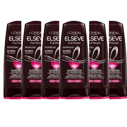 L’Oréal Paris Elseve Full Resist Power Booster Vrouwen Niet-professionele haarconditioner - voordeelverpakking - 6 x 200 ml