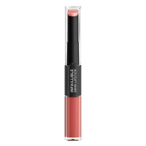 L'Oréal Paris Infaillible 24H Lipstick - Langhoudende 2-staps Lipstick met Vitamine E - 312 Incessant Russet - Rood - 5.7ml