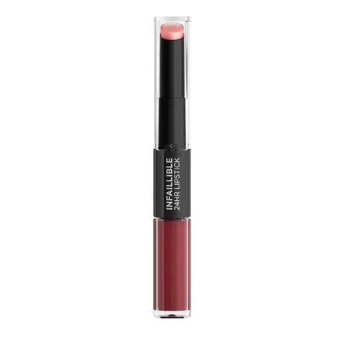 L'Oréal Paris Infaillible 24H Lipstick - Langhoudende 2-staps Lipstick met Vitamine E - 502 Red To Stay - Rood - 5.7ml