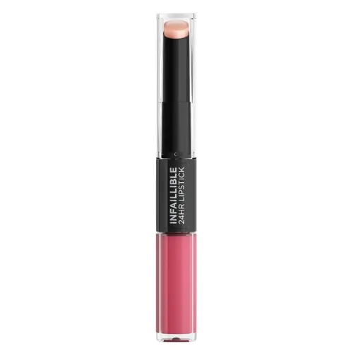 L'Oréal Paris Infaillible 24H Lipstick - Langhoudende 2-staps Lipstick met Vitamine E - 804 Metroproof Rose - Nude- - 5.7ml