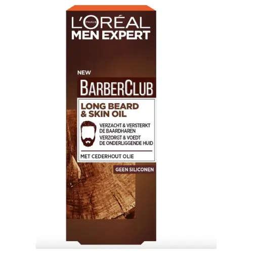 L’Oréal Paris Men Expert Barber Club Baardolie voor baard, snor & gezicht - 30 ml - Limited Movember