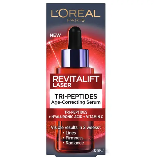 L'Oréal Paris Revitalift Laser Serum - Met tri-peptiden, hyaluronzuur en vitamine C - Anti-huidveroudering - 30 ml